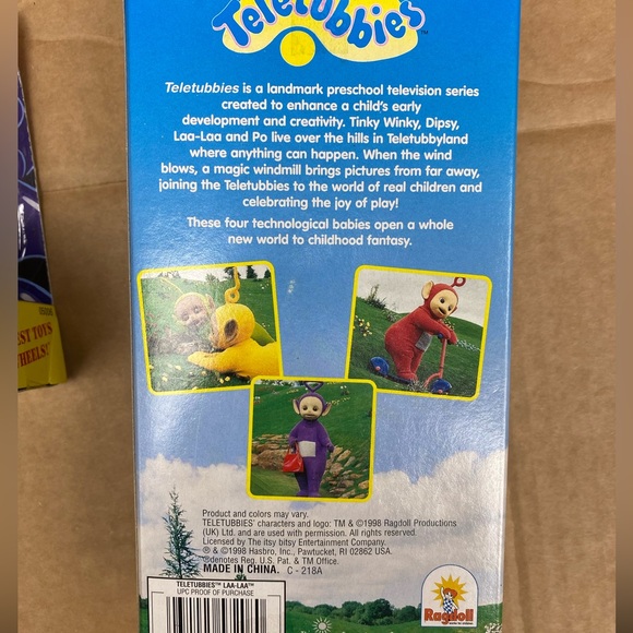 Vintage NEW Teletubbies LaaLaa Teletubby yellow retro toy in box - Picture 2 of 3